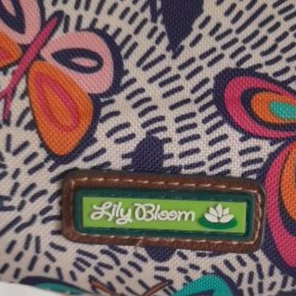 Lilly Bloom Convertible/Crossbody "Night Flight Butterfly" Purse - Picture 5 of 8